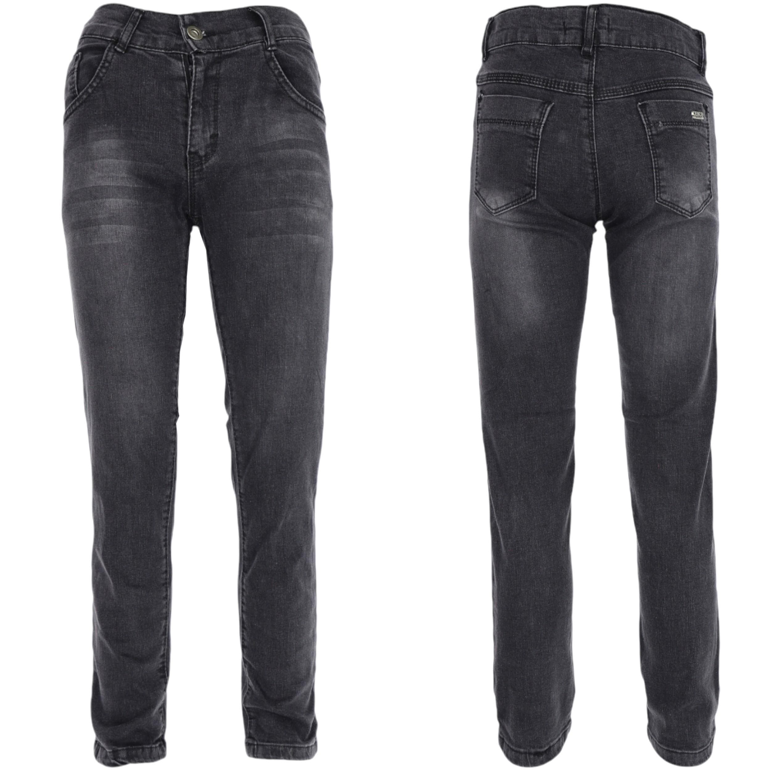 Gri kız erkek çocuk kot pantolonlar toptan 8/12 yaş