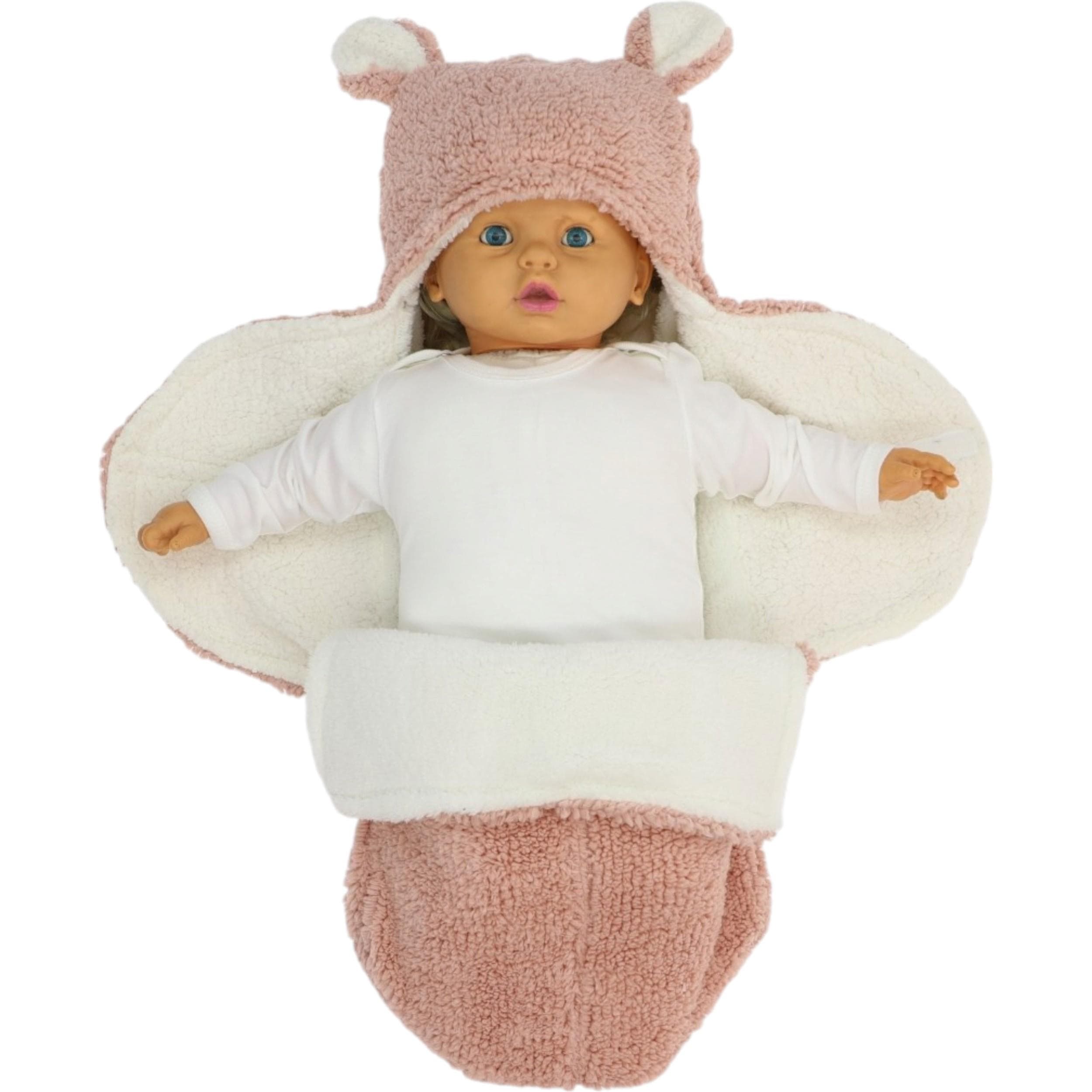 Kaliteli bebek kundak battaniye toptan soft yün