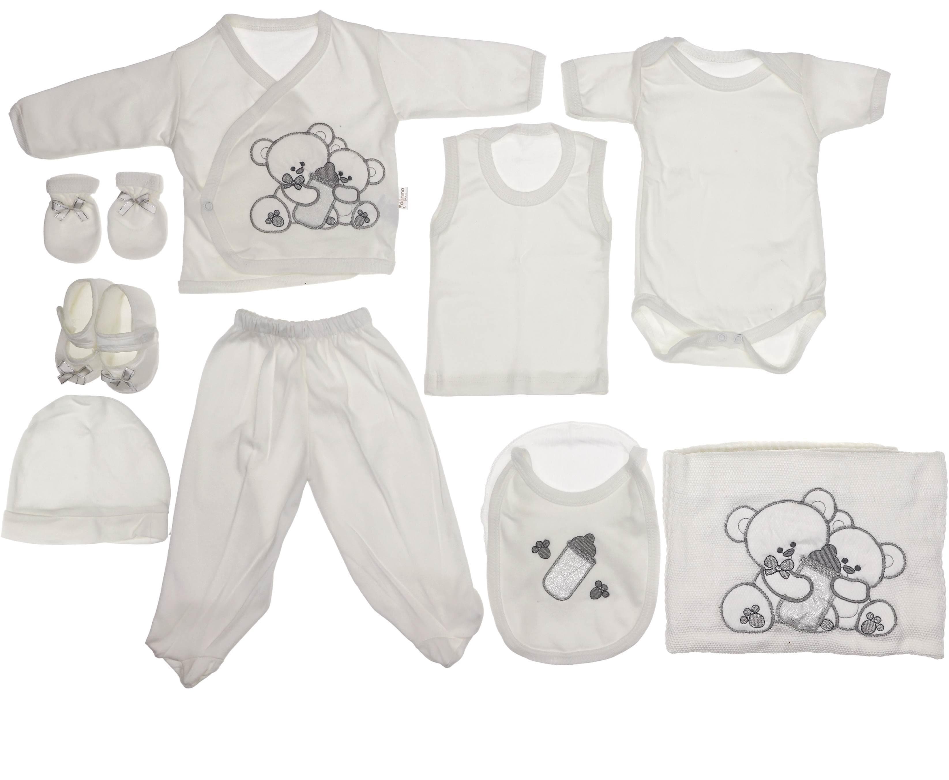 Biberonlu kutuda 10 parça toptan bebek kutu set