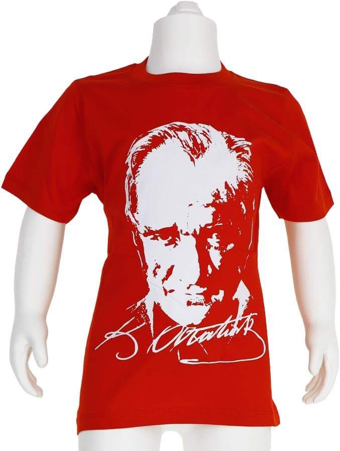 23 nisan 19 mayıs atatürk baskı çocuk tişört toptan 6/9 yaş