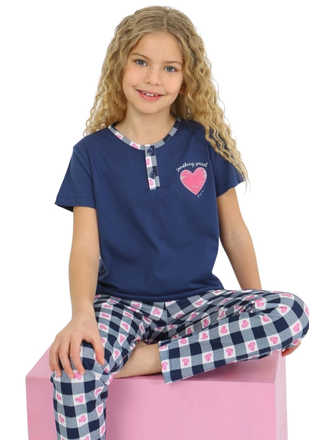 Kaliteli kız çocuk pijama takımları toptan 6/9 yaş