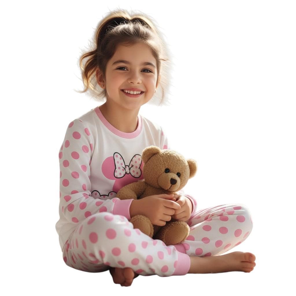 Mickey Mouse baskılı çocuk pijamaları (1/3)